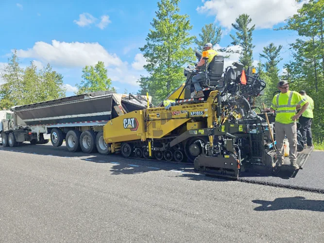 Dickinson embraces scrap rubber to improve roads